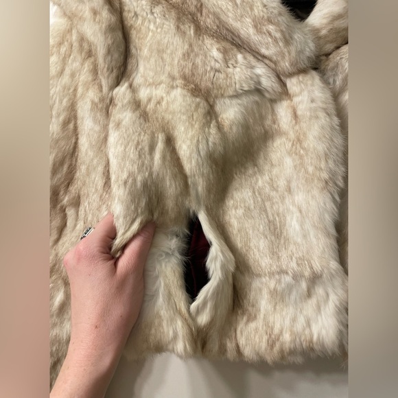 Vintage Rabbit Fur Cropped Jacket - Picture 3 of 7